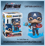 Funko Pop! Avengers: Endgame CAPTAIN AMERICA #573 with Shield & Mjolnir