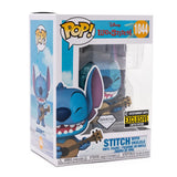 Funko Pop! Disney Lilo & Stitch STITCH WITH UKULELE #1044 vinyl figure EE Exclusive Diamond Collection